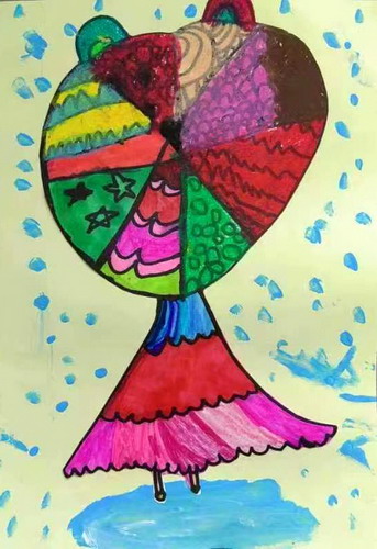 飾りやすい大きさで愛らしい作品です！ 油彩画 ミレイユ トーレ