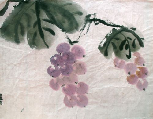 葡萄/少儿绘画作品/儿童画/网络美术馆_中国少儿美术