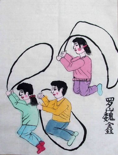 我爱运动/少儿绘画作品/儿童画/网络美术馆_中国少儿美术教育网