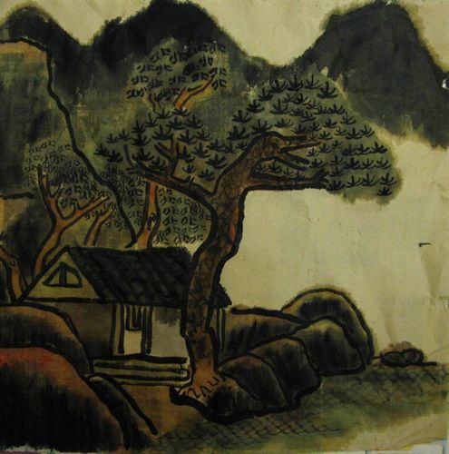 山水/少儿绘画作品/儿童画/网络美术馆_中国少儿美术教育网