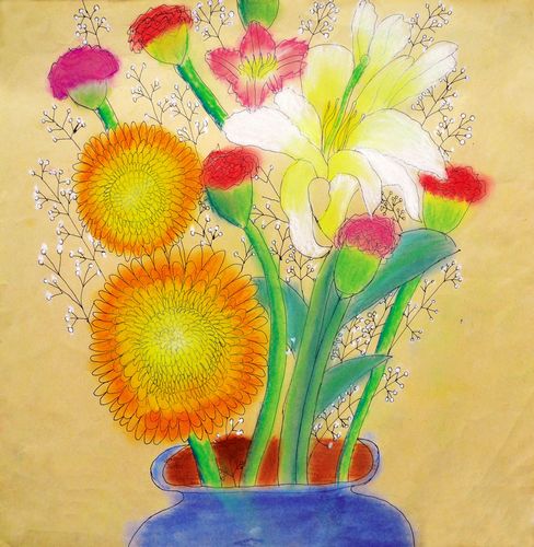 百花齐放/少儿绘画作品/儿童画/网络美术馆_中国少儿美术教育网