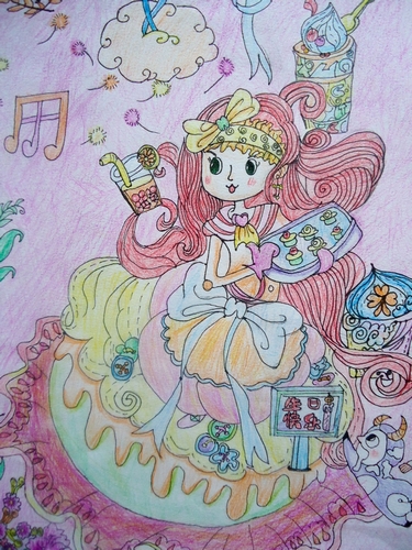 作品名称生日快乐作者姓名崔小姸作者年龄10 岁作品类别彩铅画奖项
