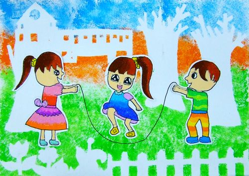 我最爱的校园生活/少儿绘画作品/儿童画/网络美术馆