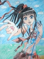 舞动的青春/少儿绘画作品/儿童画/网络美术馆_中国