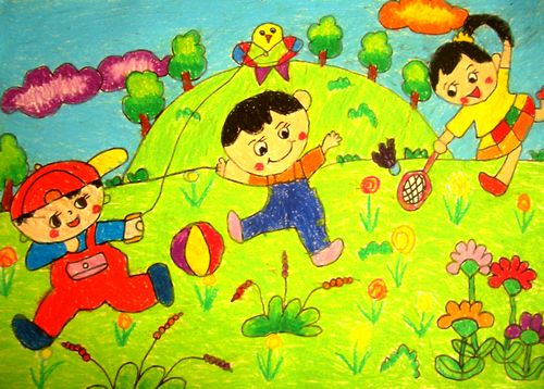 油彩粉笔画  奖项  金奖  指导老师  荀艳  学校  无锡蠡园实验幼儿园