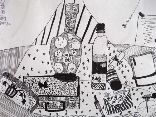 线描静物