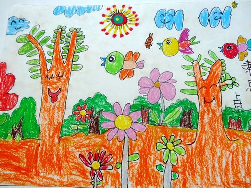 夏天来了/少儿绘画作品/儿童画/网络美术馆_中国少儿