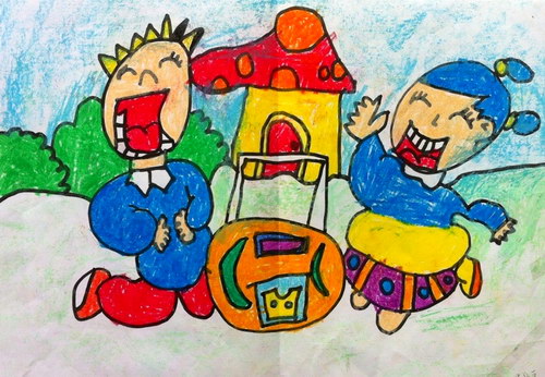 听音乐/少儿绘画作品/儿童画/网络美术馆_中国少儿