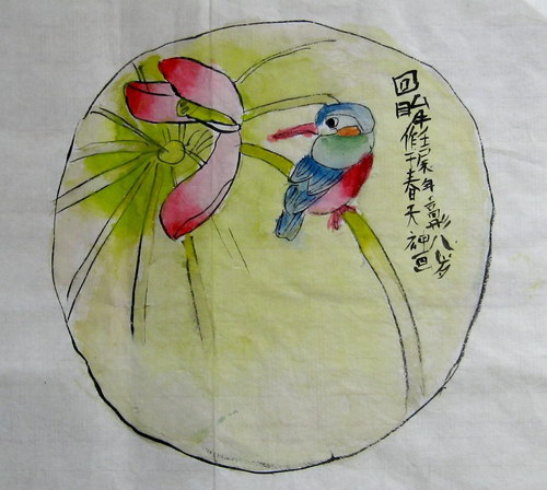 飾りやすい大きさで愛らしい作品です！ 油彩画 ミレイユ トーレ