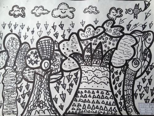 《美丽的森林》/少儿绘画作品/儿童画/网络美术馆