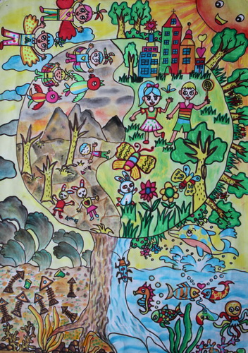 生命树/少儿绘画作品/儿童画/网络美术馆_中国少儿美术教育网