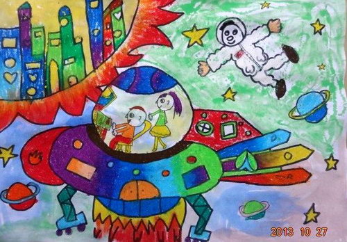 中国梦/少儿绘画作品/儿童画/网络美术馆_中国少儿