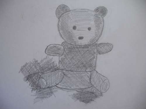 《可爱小熊熊》/少儿绘画作品/儿童画/网络美术馆_中国少儿美术教育网