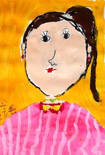 母亲节画妈妈