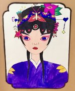 《京剧花旦》
